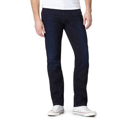 Big and tall dark blue 'texas' regular fit jeans
